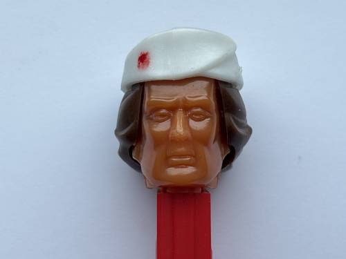 PEZ - Bi-Centennial - Wounded Soldier - Dark Tan Face