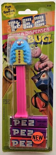 PEZ - Bugz - Centipede - Blue Head