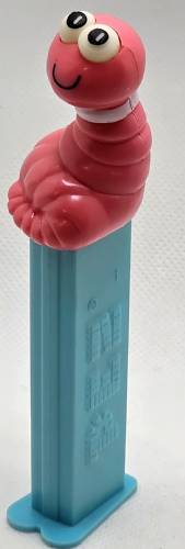 PEZ - Bugz - Worm - Pink Head