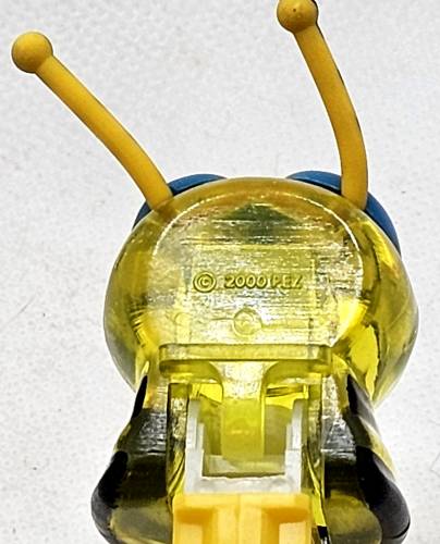 PEZ - Bugz - Crystal Collection - Baby Bee - Yellow Crystal Head