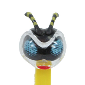 PEZ - Bugz - Crystal Collection - Bee - Clear Crystal Head
