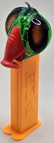 PEZ - Bugz - Crystal Collection - Fly - Dark Green Crystal Head