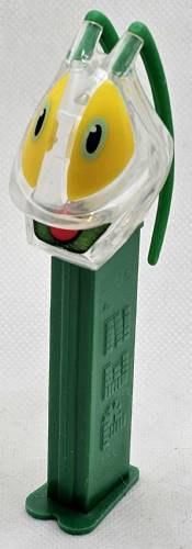 PEZ - Bugz - Crystal Collection - Grasshopper - Clear Crystal Head