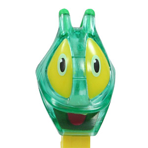PEZ - Bugz - Crystal Collection - Grasshopper - Green Crystal Head