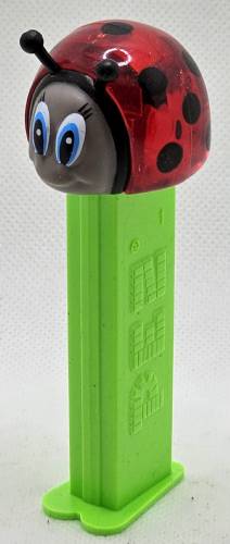PEZ - Bugz - Crystal Collection - Ladybug - Red Crystal Head