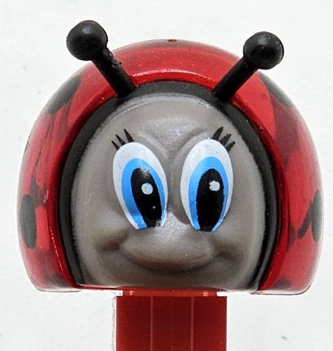 PEZ - Bugz - Crystal Collection - Ladybug - Red Crystal Head