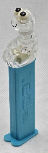 PEZ - Bugz - Crystal Collection - Worm - Clear Crystal Head