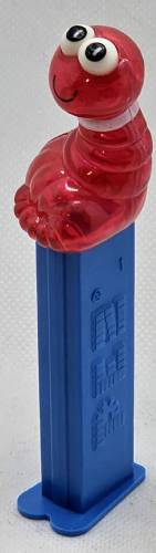 PEZ - Bugz - Crystal Collection - Worm - Red Crystal Head