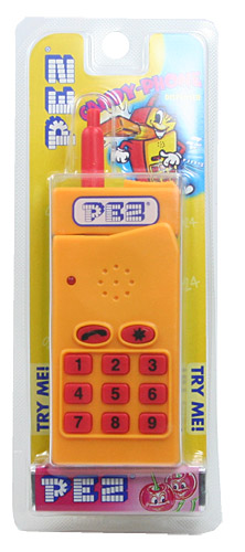 PEZ - Candy-Phone - Candy-Phone - Orange/Light Blue, PEZ-Display
