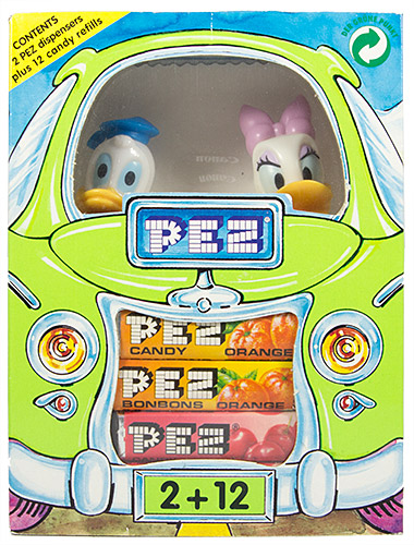 PEZ - Car Box - Donald & Daisy Duck - A