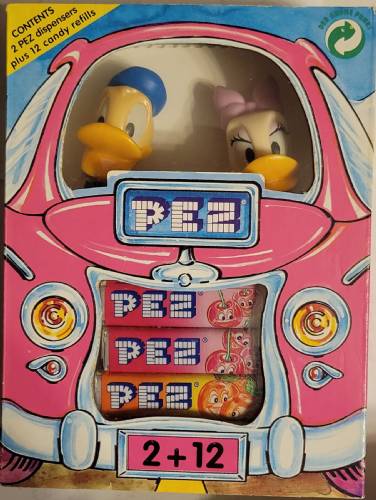 PEZ - Car Box - Donald & Daisy Duck - B