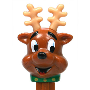PEZ - Christmas - Reindeer - 9 Dots on Collar - A