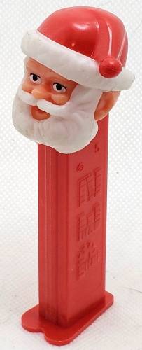 PEZ - Christmas - Santa Claus - Pink Head, Red Hat - D