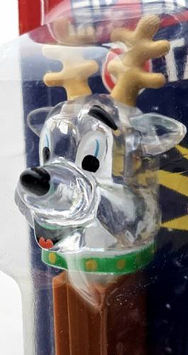 PEZ - Crystal Collection - Reindeer - Clear Crystal Head - A