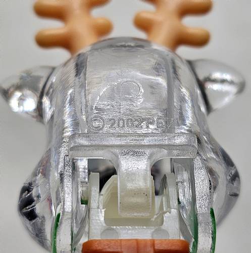 PEZ - Crystal Collection - Reindeer - Clear Crystal Head - A