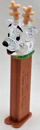PEZ - Crystal Collection - Reindeer - Clear Crystal Head - A