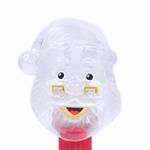 PEZ - Santa Claus E Clear Crystal Head, Clear Crystal Hat
