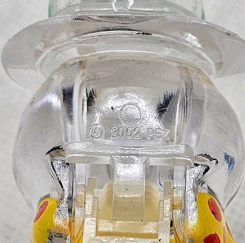 PEZ - Crystal Collection - Snowman - Clear Crystal Head and Clear Crystal Hat - D
