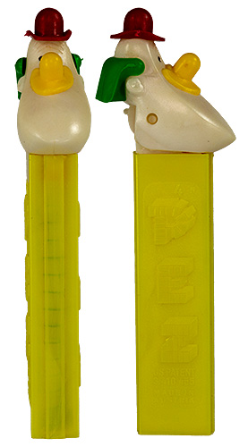 PEZ - Circus - Long Face Clown - Red/Yellow/Green