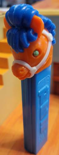 PEZ - Circus - Pony-Go-Round - Orange/Blue/White/Black