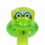 PEZ - Frog  Green Crystal Head