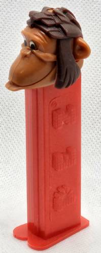 PEZ - Jungle Book - King Louie - Light Brown Head, Brown Hair
