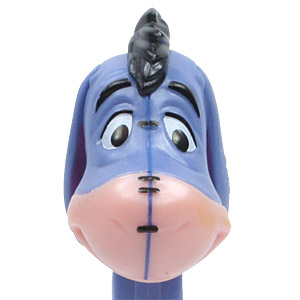 PEZ - Winnie the Pooh - Eeyore - With Stitches and Seam - A