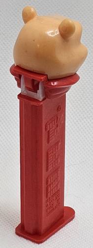 PEZ - Winnie the Pooh - Winnie the Pooh - Thin eyebrows. red collar - B