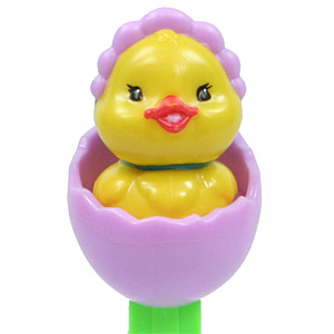 PEZ - Easter - Chick in Egg - Yellow Chick - B
