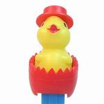PEZ - Chick with Hat D Red Eggshell