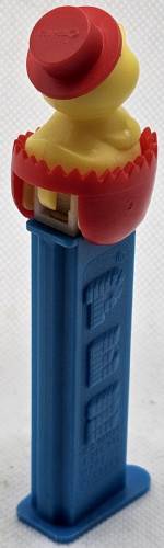 PEZ - Easter - Chick with Hat - Red Eggshell - D