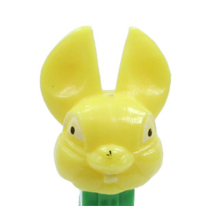 PEZ - Easter - Fat Ear Bunny - Fat Ear Bunny - Yellow Head