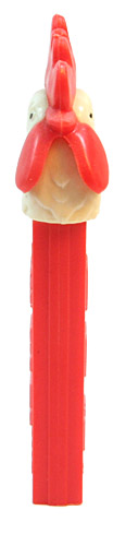 PEZ - Easter - Rooster - Off-White Head, Red Comb
