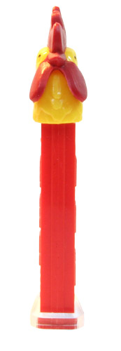 PEZ - Easter - Rooster - Yellow Head, Red Comb