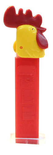 PEZ - Easter - Rooster - Yellow Head, Red Comb
