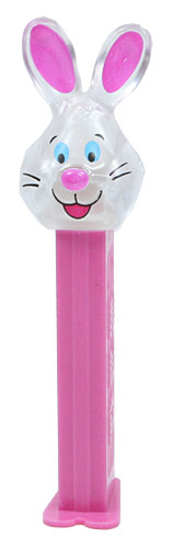 PEZ - Easter - Crystal Collection - Bunny - Clear Crystal Head - E
