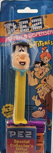 PEZ - Flintstones - Fred Flintstone - Yellow Face