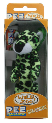 PEZ - Plush Dispenser - Wild Zoo - Jungle Jungo Leopard