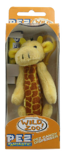 PEZ - Plush Dispenser - Wild Zoo - Long Lola the Giraffe