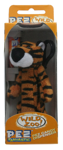 PEZ - Plush Dispenser - Wild Zoo - Tim Tiger