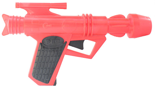 PEZ - Guns - 80's Space Gun - Red with Black Grip