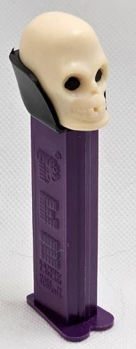 PEZ - Halloween - Skull - White Head - B
