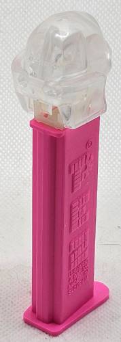 PEZ - Crystal Collection - Skull - Clear Crystal Head, Clear Collar - B