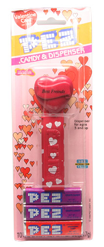 PEZ - Hearts - Valentine - Best Freinds Error