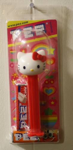 PEZ - Hello Kitty - Hello Kitty - White Head Red Bow