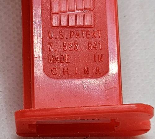 PEZ - Crystal Collection - Clear Crystal Head Red Bow