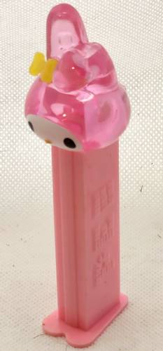 PEZ - Crystal Collection - My Melody - Clear Crystal Pink and White Head
