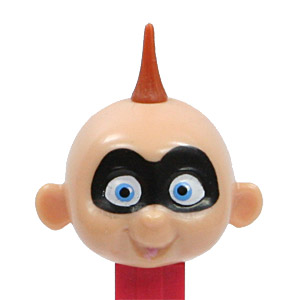 PEZ - Incredibles, The - Incredibles 1 - Jack-Jack - Masked, Tan Head - A