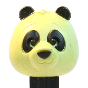 PEZ - Kooky Zoo - Panda - Yellow Head - A