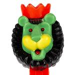 PEZ - Roar the Lion  Black/Light Green/Red